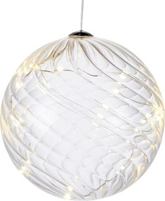 Decorațiune cu lumină LED Sirius Wave Ball, Ø 13 cm