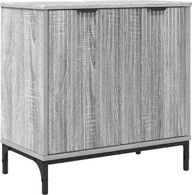 vidaXL Dulap pentru Chiuveta de Baie Gri Sonoma 60,5 x 33,5 x 61 cm