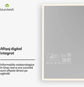 Blumfeldt Încălzitor cu infraroșu, Smart Mirror, Infraroșu, 600 W, IP44