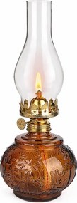 Brilagi - Lampă cu kerosen MERLIN portocalie