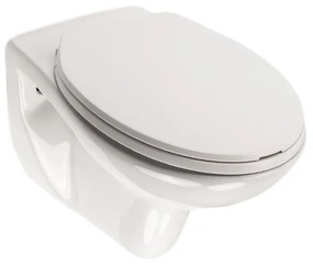 Toaletă Roya montată pe perete cu scaun