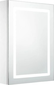 vidaXL Dulap de baie cu oglindă și LED-uri, 50 x 13 x 70 cm
