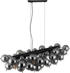 Globo 15633H1S - Lustra suspendată pe cablu UDO 6xE14/25W/230V negru