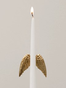 Accesoriu tip ac de lumanare, auriu, din metal, Wings
