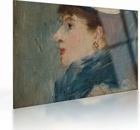 Tablou pe sticlă - Edouard Manet, Portrait of a Lady, reproducere (70x50 cm)
