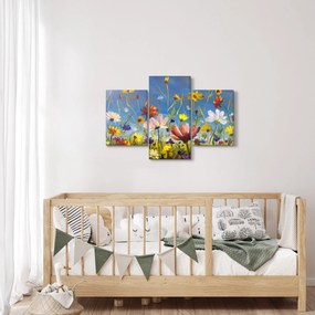 Tablou cu luncă înflorită (90x60 cm)