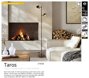 Lampa LED de podea cu telecomanda Taros