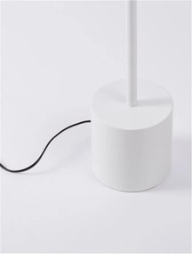Lampa de podea LED design modern VETRO alb, D-40cm