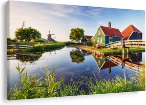 Tablou cu mori din Olanda (90x60 cm)