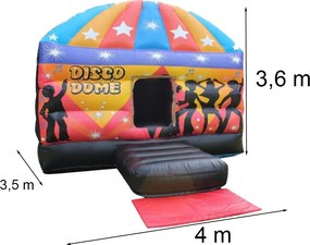 Castel gonflabil disco 4x3,5x3,6m