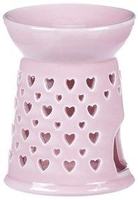 Lampa aromatica din porțelan Pink, 11 x 11 x 14 cm