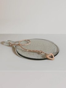 Platou servire din sticla, Glass