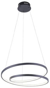 Lustră LED dimabilă pe cablu ROMAN LED/30W/230V neagră Paul Neuhaus 2472-18