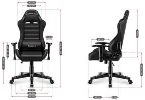 Scaun gaming pentru copii Rover 6 (negru). 1087543