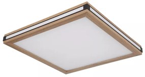 Plafoniera LED Carla 41589D2, 24W, 1340lm, lumina calda, IP20, neagra+maro, Globo Lighting