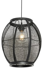 Lampă suspendată orientală neagră 35 cm - Rob