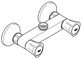 GROHE 26009001 - Baterie pentru duș COSTA L DN 15, crom lucios