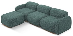 Colțar modular turcoaz (cu colț variabil) Ailani – Makamii