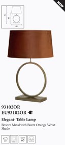 Veioza/Lampa de masa Elegant orange
