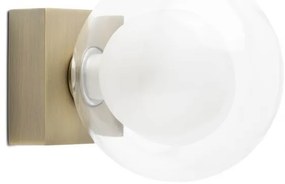 Aplica de perete baie cu protectie IP44 PERLA Old gold 40085