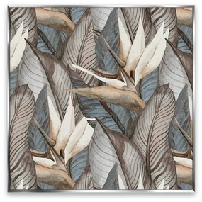 Tablou imprimat pe pânză Styler Tropical Flowers, 65 x 65 cm
