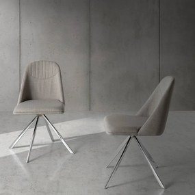 Scaun pivotant tapitat design italian Dublin AC-F3216