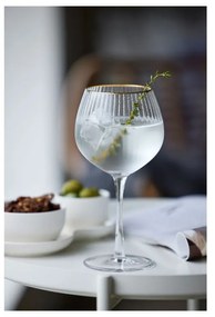 Set 4 pahare pentru gin &amp; tonic Lyngby Glas Palermo, 650 ml