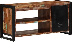 vidaXL Bancă pentru pantofi Multicolour Lemn masiv recuperat