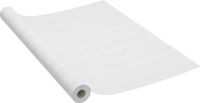 vidaXL Folie de mobilier autoadezivă, lemn alb, 500 x 90 cm, PVC