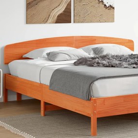 842493 vidaXL Tăblie de pat, maro ceruit, 180 cm, lemn masiv de pin
