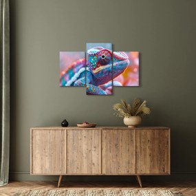 Tablou - Cameleon colorat (90x60 cm)