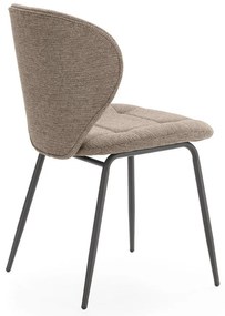 Scaune de dining bej 2 buc. Maori – Marckeric