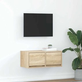 vidaXL Dulap TV Stejar Sonoma 60x31x25,5 cm Lemn prelucrat
