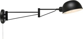 Aplică de perete neagră Portland – Markslöjd