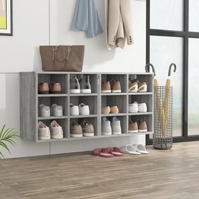 vidaXL Pantofare, 2 buc., gri sonoma, 52,5x30x50 cm