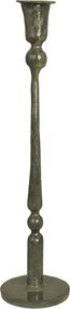 Suport pentru lumânare din metal H34 cm, „Meja Olive Green”