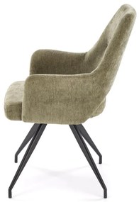 Scaun rotativ K542 stofa olive