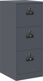 vidaXL Dulap pentru Fișiere cu sertar Antracit 44 x 50 x 106.5 cm