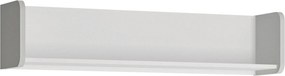 Polita ALBI, alb, PAL laminat, 118x24x26 cm