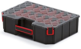 Organizator servieta 39 × 28,4 × 10,5 cm II, separatoare, negru