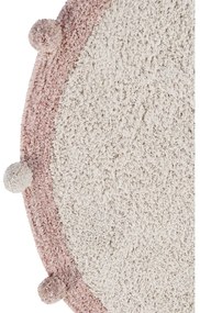 Covor pentru copii crem lavabil/țesut manual din bumbac ø120 cm Bubbly Vintage Nude – Lorena Canals
