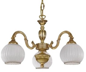 Candelabru din alama cu 3 brate design italian 9300