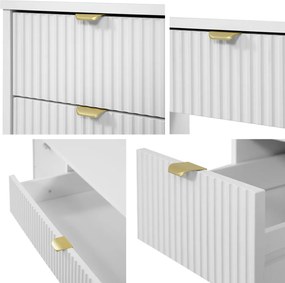 SEA93 - Set Masa Alba toaleta cu riflaj, 120 cm, cosmetica, masuta machiaj, oglinda cu LED cu sau fara Priza, cu sau fara scaun