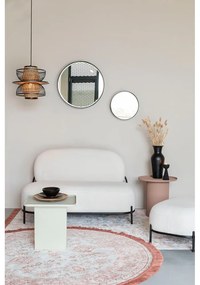 Canapea crem cu tapițerie din țesătură bouclé 125 cm Polly – White Label