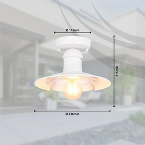 Plafonieră Globo 3274DW LINDA 1xE27/15W/230V