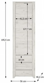 Dulap cu rafturi Adamus Typ 10 1D3S. 788458