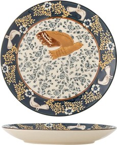 Farfurie albastră pentru desert din gresie ø 16 cm Hezha – Bloomingville