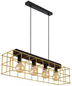 Globo 15530B-4H - Lustră pe cablu MERRIL 4xE27/60W/230V