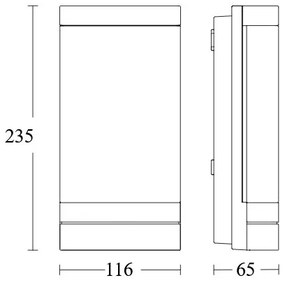 Steinel 067212 - Lampa LED exterioară cu senzor L 271 SC LED/6,6W/230V IP44