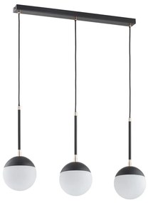 Lustră pe cablu VOLDA 3xE14/40W/230V negru